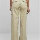 Дамски Дънки с Висока ТалияLadies High Waist Straight Denim Cargo Pants offwhite raw 29