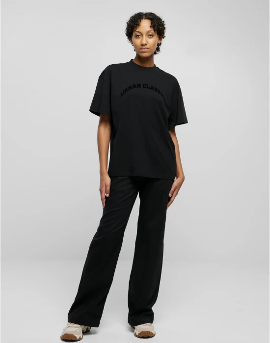 Дамска тениска в черен цвят Urban Classics Flock Тее, Тениски - Hoodstyle.bg