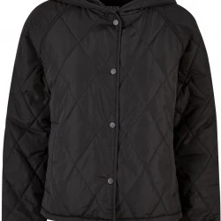 Женско яке в черен цвят Urban Classics Diamond Quilted