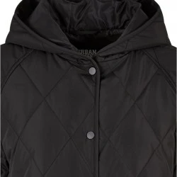 Женско яке в черен цвят Urban Classics Diamond Quilted