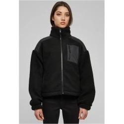 Дамско пухено яке Urban Classics Ladies Sherpa Mix