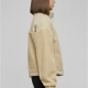 Дамско пухено яке в бежов цвят Urban Classics Ladies Sherpa Mix, Якета - Hoodstyle.bg