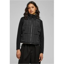 Дамска двулицева грейка в цвят черно/зелено Reversible Puffer Vest