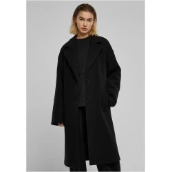 Дамско дълго палто в черен цвят Urban Classics