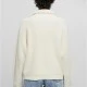 Дамска плетена блуза в цвят пясък Urban Classics Oversized Troyer, Блузи - Hoodstyle.bg