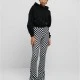 Суичър Ladies Cropped Heavy Hoody black XXL
