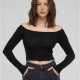 Дамска блуза с паднали рамене в черен цвят Urban Classics, Блузи - Hoodstyle.bg
