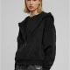 Суичър Ladies Boxy Zip Hoody black XXL