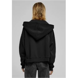 Суичър Ladies Boxy Zip Hoody black XXL