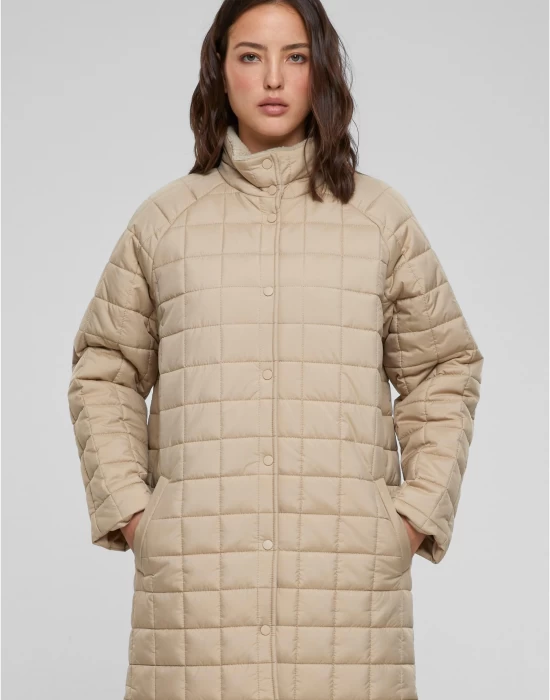 Дамско дълго яке в бежов цвят Urban Classics, Якета - Hoodstyle.bg