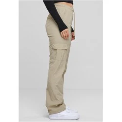 Дамски панталон в бежово Urban Classics Nylon