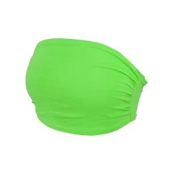 Дамски топ в зелен цвят Urban Classics Ladies Neon Bandeau Top neongreen 