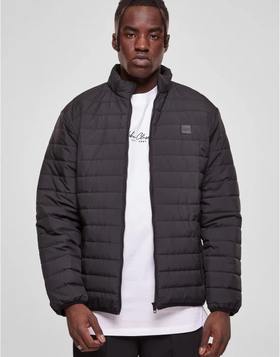 Мъжко преходно яке в черен цвят Light Bubble Urban Classics, Пролет / Есен - Hoodstyle.bg