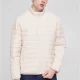 Мъжко преходно яке в бял цвят Urban Classics Light Bubble, Пролет / Есен - Hoodstyle.bg