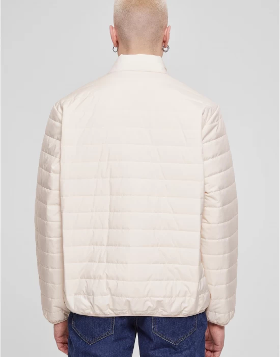 Мъжко преходно яке в бял цвят Urban Classics Light Bubble, Пролет / Есен - Hoodstyle.bg