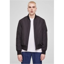 Мъжко яке тип бомбър в черен цвят Urban Classics Recyclet Basic