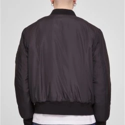 Мъжко яке тип бомбър в черен цвят Urban Classics Recyclet Basic