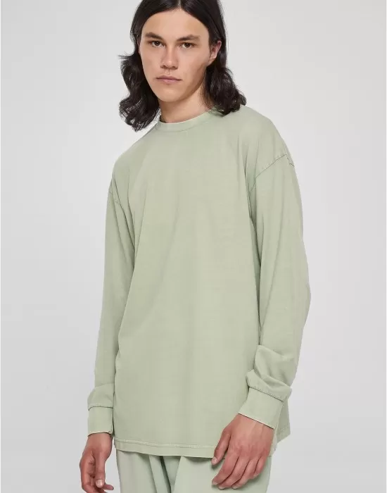 Мъжка блуза в цвят мента Urban Classics Longsleeve, Блузи - Hoodstyle.bg