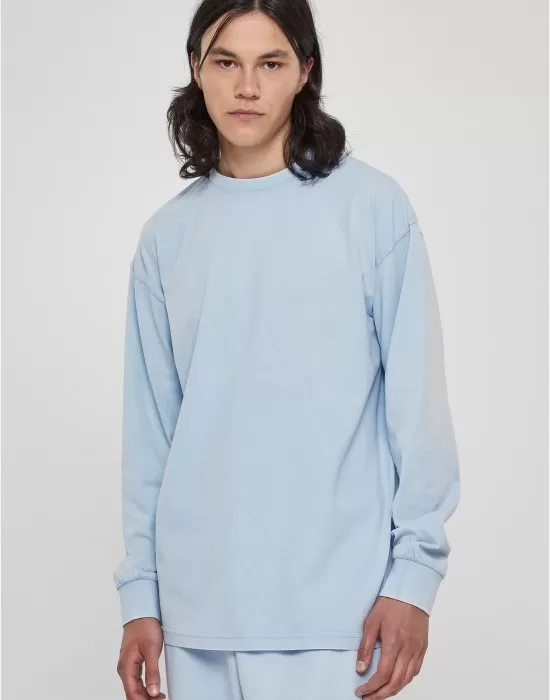 Мъжка блуза в светлосин цвят Urban Classics Longsleeve, Блузи - Hoodstyle.bg