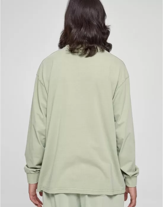 Мъжка блуза в цвят мента Urban Classics Longsleeve, Блузи - Hoodstyle.bg