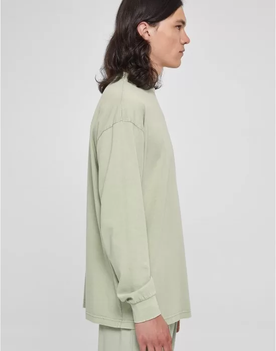 Мъжка блуза в цвят мента Urban Classics Longsleeve, Блузи - Hoodstyle.bg