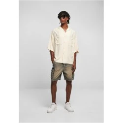 Мъжка широка риза в цвят еркю Urban Classics Oversized Shirt