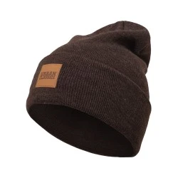 Шапка бийни в кафяв цвят Urban Classics 