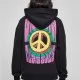 Мъжки суичър с качулка в черен цвят Urban Classics Peace Hoody, Суичъри - Hoodstyle.bg