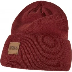 Шапка бийни в червен цвят Urban Classics 