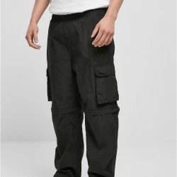 Мъжки карго панталони в черен цвят Urban Classics Zip Away Pants