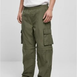 Мъжки карго панталони в цвят маслина Urban Classics Zip Away Pants