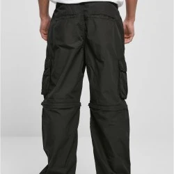 Мъжки карго панталони в черен цвят Urban Classics Zip Away Pants