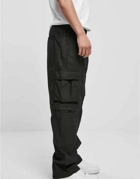 Мъжки карго панталони в черен цвят Urban Classics Zip Away Pants, Панталони - Hoodstyle.bg