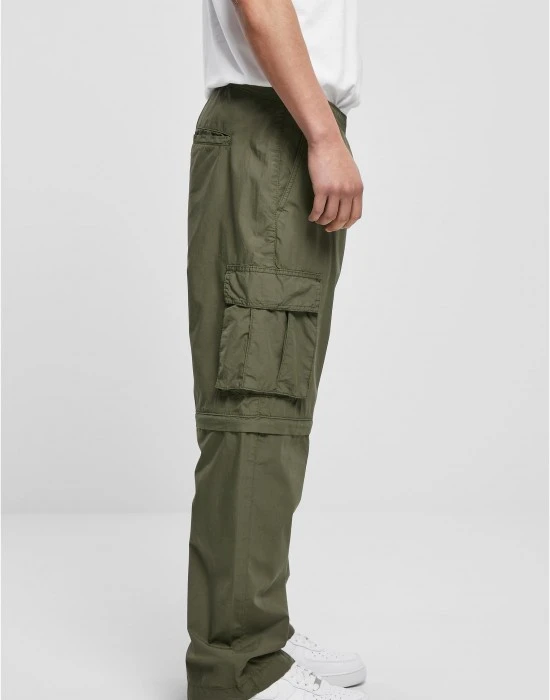Мъжки карго панталони в цвят маслина Urban Classics Zip Away Pants, Панталони - Hoodstyle.bg