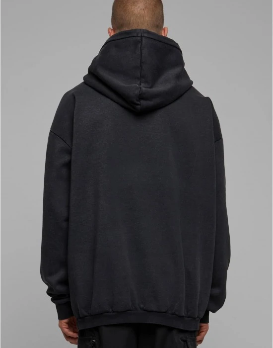 Мъжки суичър в черно Urban Classics Acid Washed Hoody, Суичъри - Hoodstyle.bg