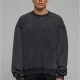 Мъжка блуза в черно Urban Classics Acid Washed Crew, Блузи - Hoodstyle.bg