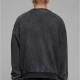 Мъжка блуза в черно Urban Classics Acid Washed Crew, Блузи - Hoodstyle.bg