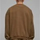 Мъжка блуза в кафяво Urban Classics Acid Washed Crew, Блузи - Hoodstyle.bg