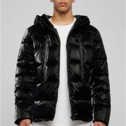 Мъжко яке в черен цвят Urban Classics Shark Skin Puffer