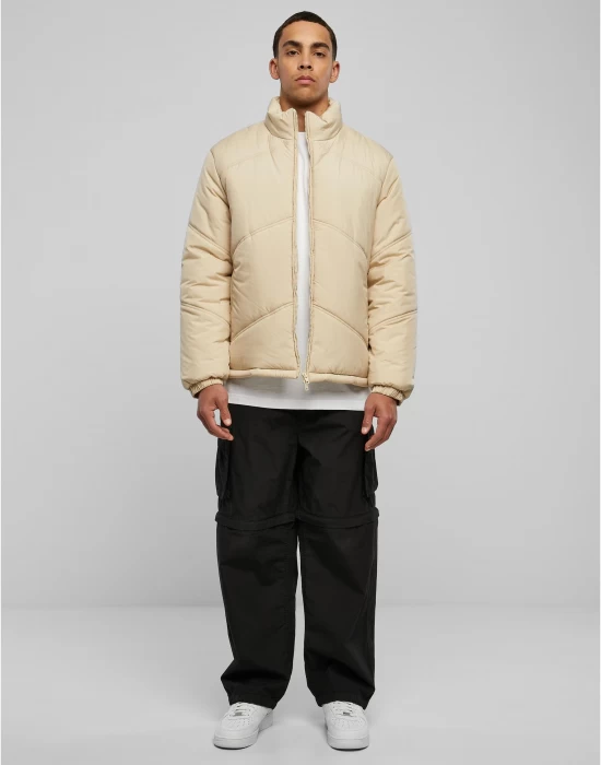Мъжко яке в бежов цвят Urban Classics Arrow Puffer, Зимни якета - Hoodstyle.bg