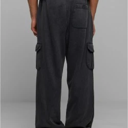 Мъжко долнище в черно Urban Classics Acid Washed