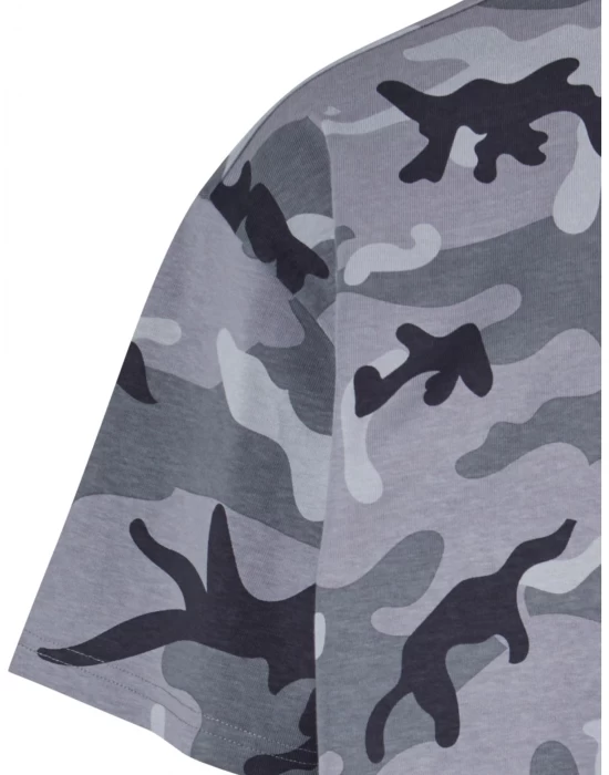 Мъжка камуфлажна тениска Oversized dark camo, Тениски - Hoodstyle.bg