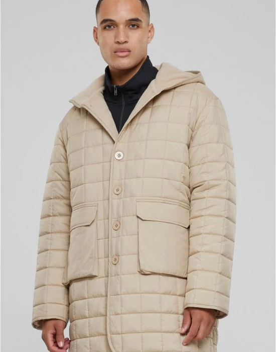 Мъжка парка в цвят пясък Urban Classics, Пролет / Есен - Hoodstyle.bg