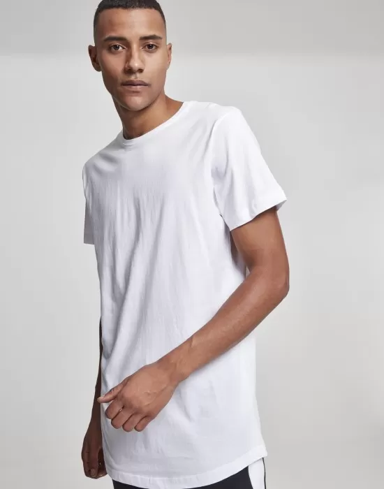 Мъжка тениска Urban Classics Shaped в бял цвят, Тениски - Hoodstyle.bg