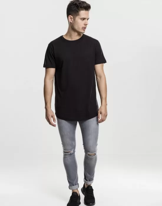 Мъжка тениска Urban Classics Shaped в черен цвят, Тениски - Hoodstyle.bg