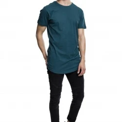Мъжка тениска Urban Classics Shaped teal