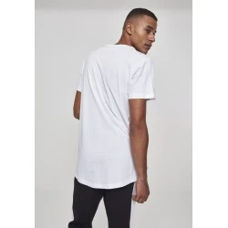 Мъжка тениска Urban Classics Shaped в бял цвят