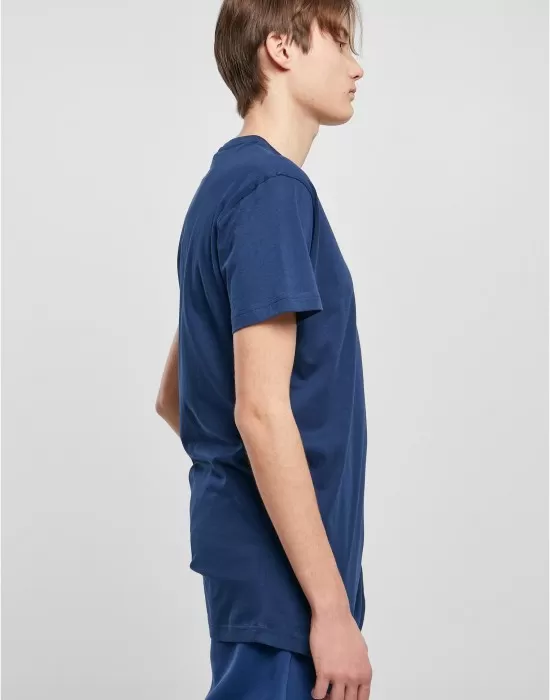 Мъжка дълга тениска в син цвят Urban Classics Shaped Long Tee, Тениски - Hoodstyle.bg