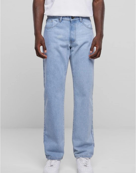 Мъжки дънки в светлосин цвят Urban Classics Straight Fit Jeans, Дънки - Hoodstyle.bg