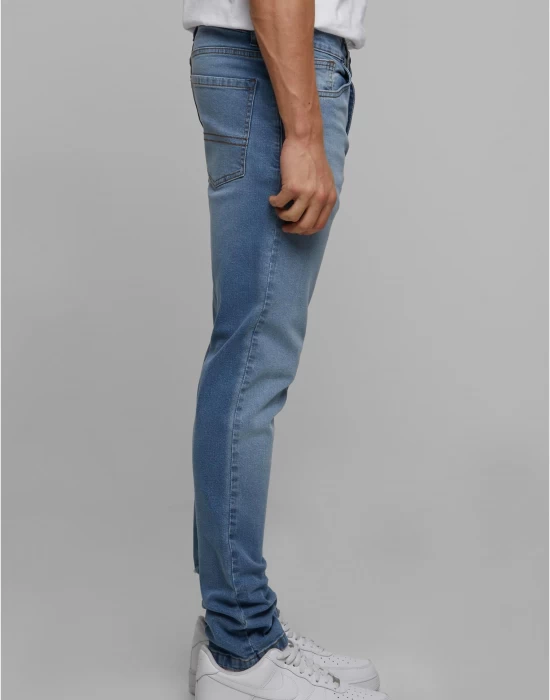 Мъжки дънки в светлосин цвят Urban Classics Heavy Ounce Slim Fit, Дънки - Hoodstyle.bg